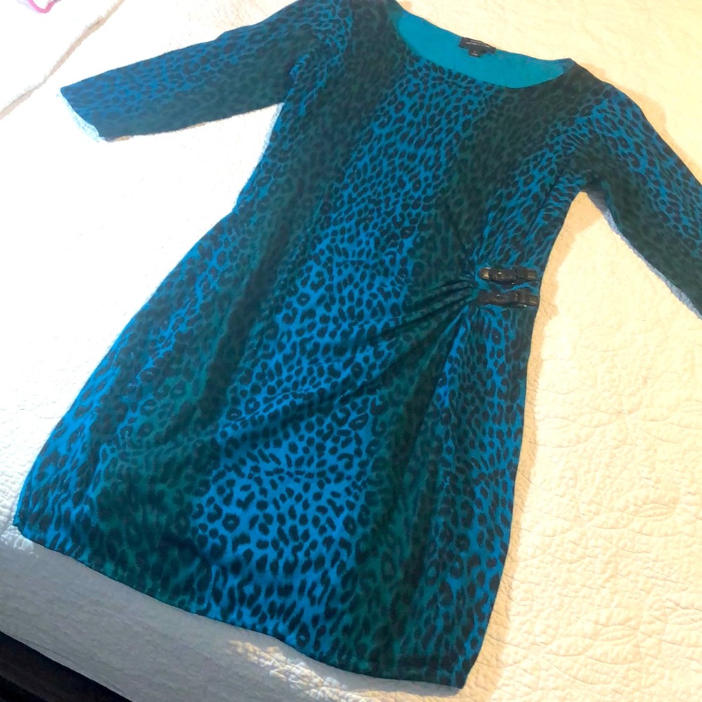 NWOT Tahari Leopard Dress